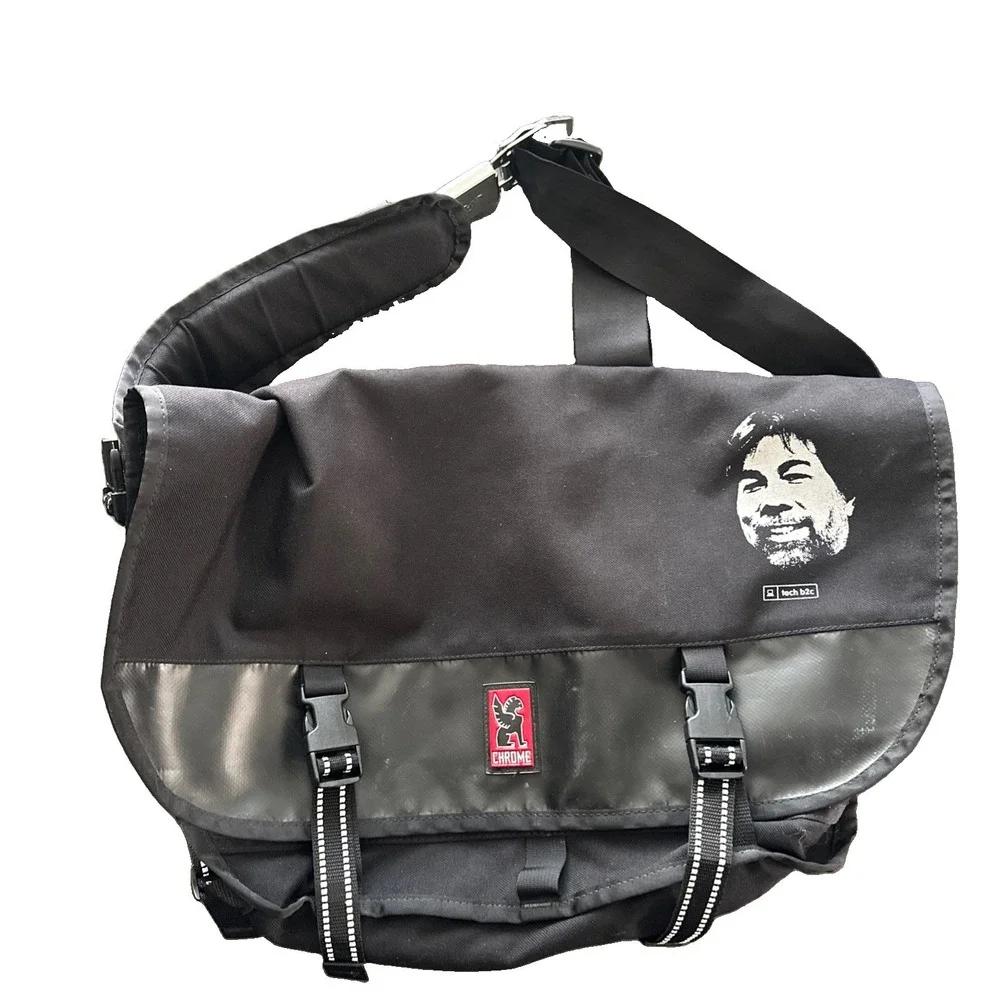 Rare Vintage Chrome Industries Messenger Bag Steve Wozniak Apple Tech Promo⁠